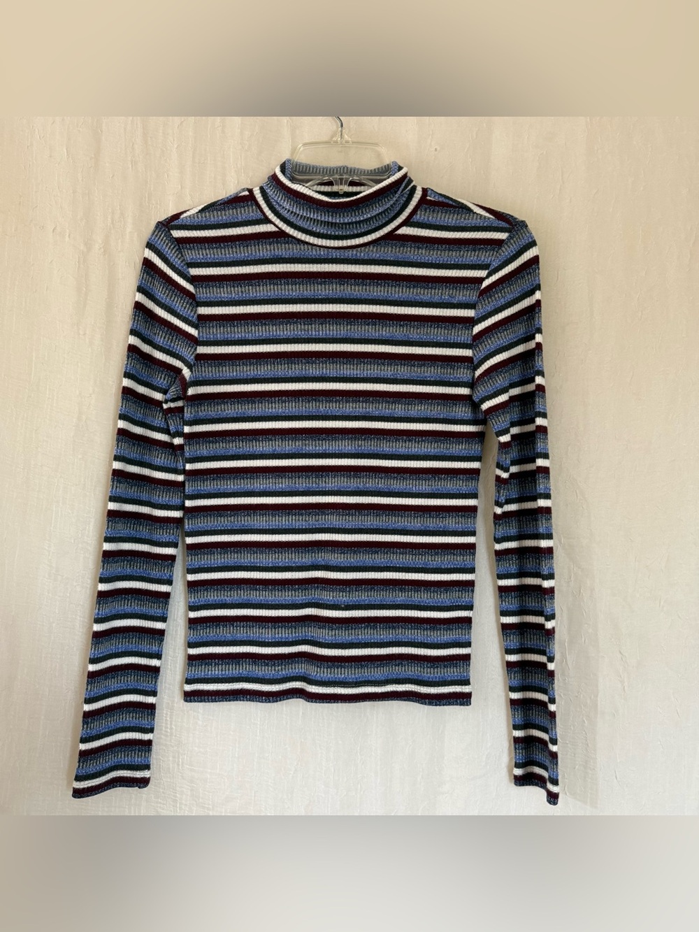Forever 21 Striped Turtleneck